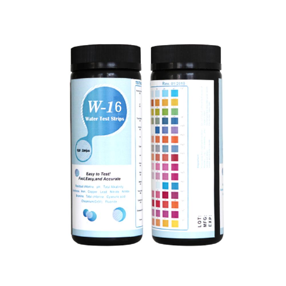 Swimming Pool & Spa Water 14 in 1 Test Strips-Chlorine-Alklalinity-Hardness