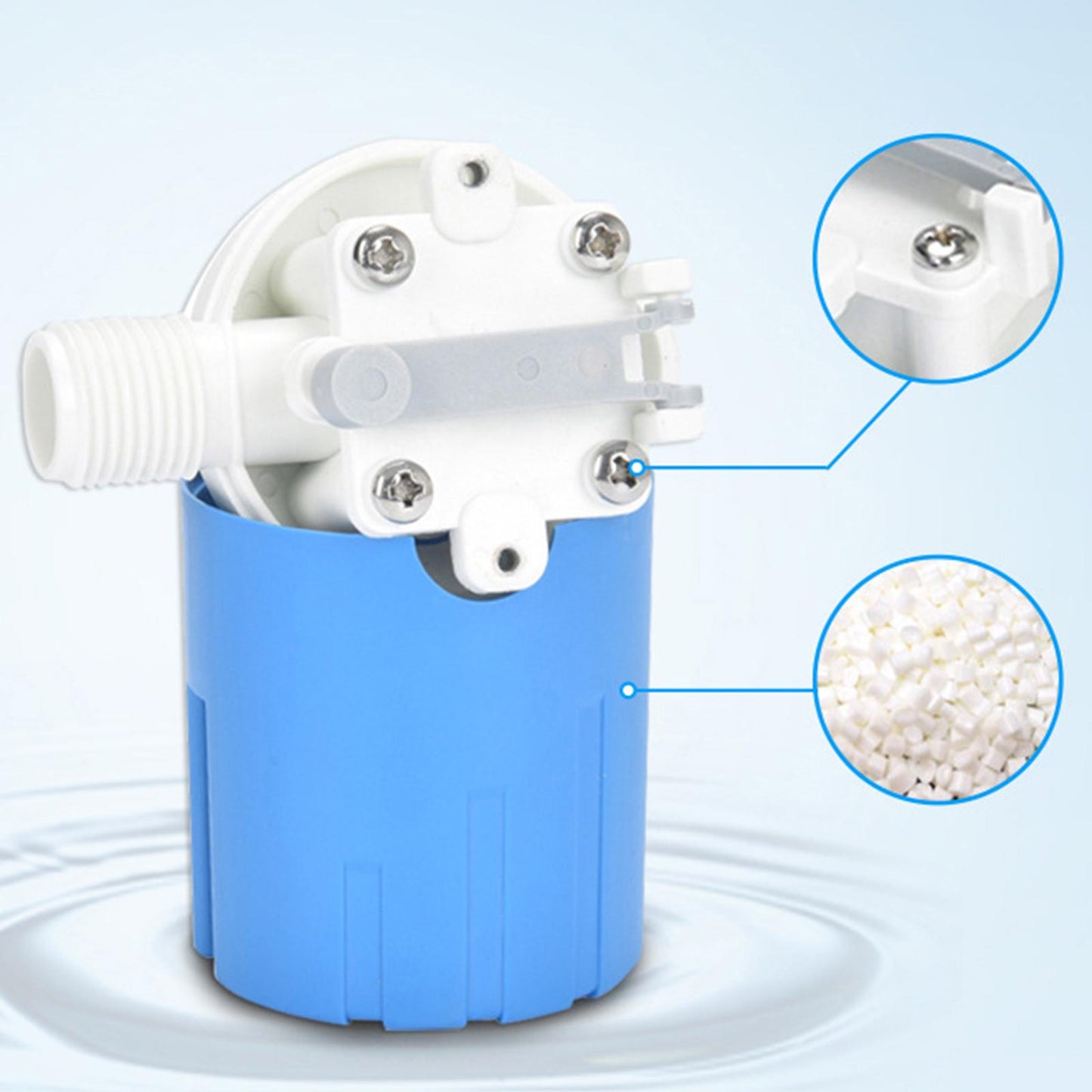 1/2 Inch Side Inlet Water Float Valve Automatic Water Level Control Valve