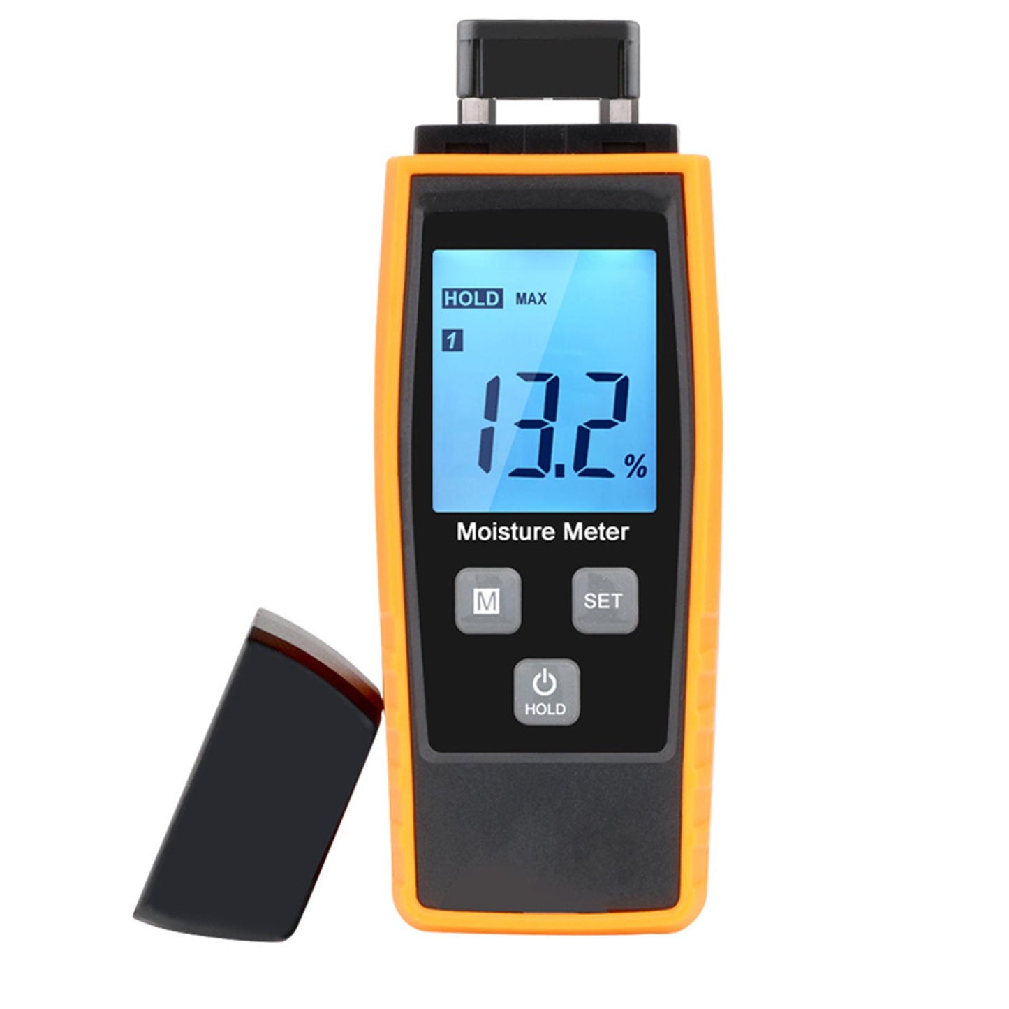 Portable Moisture Meter Needle Type Analyzer for Furniture LCD Display