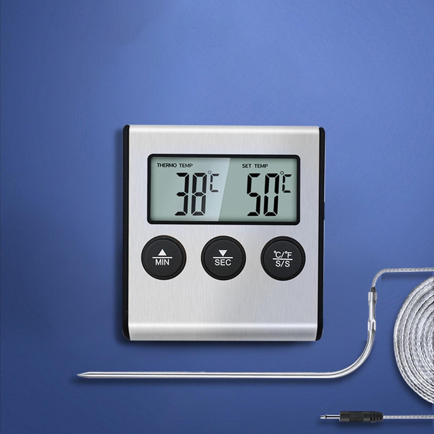 Protable Instant Read Meat Thermometer Electronic Kitchen Food Thermometer