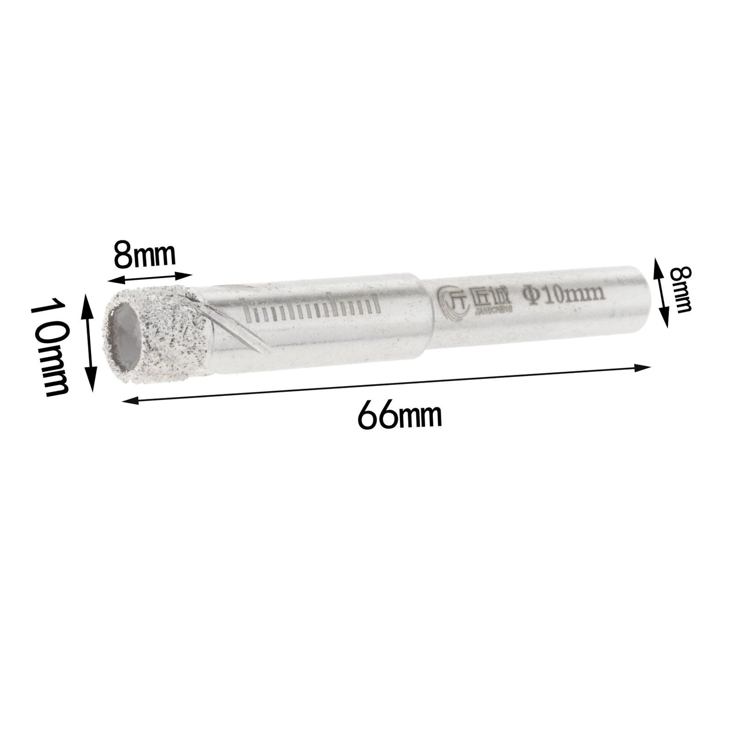 Dry Diamond Drill Bit Coated Core Drill Bit for Granite Marble Masonry Glass 10mm