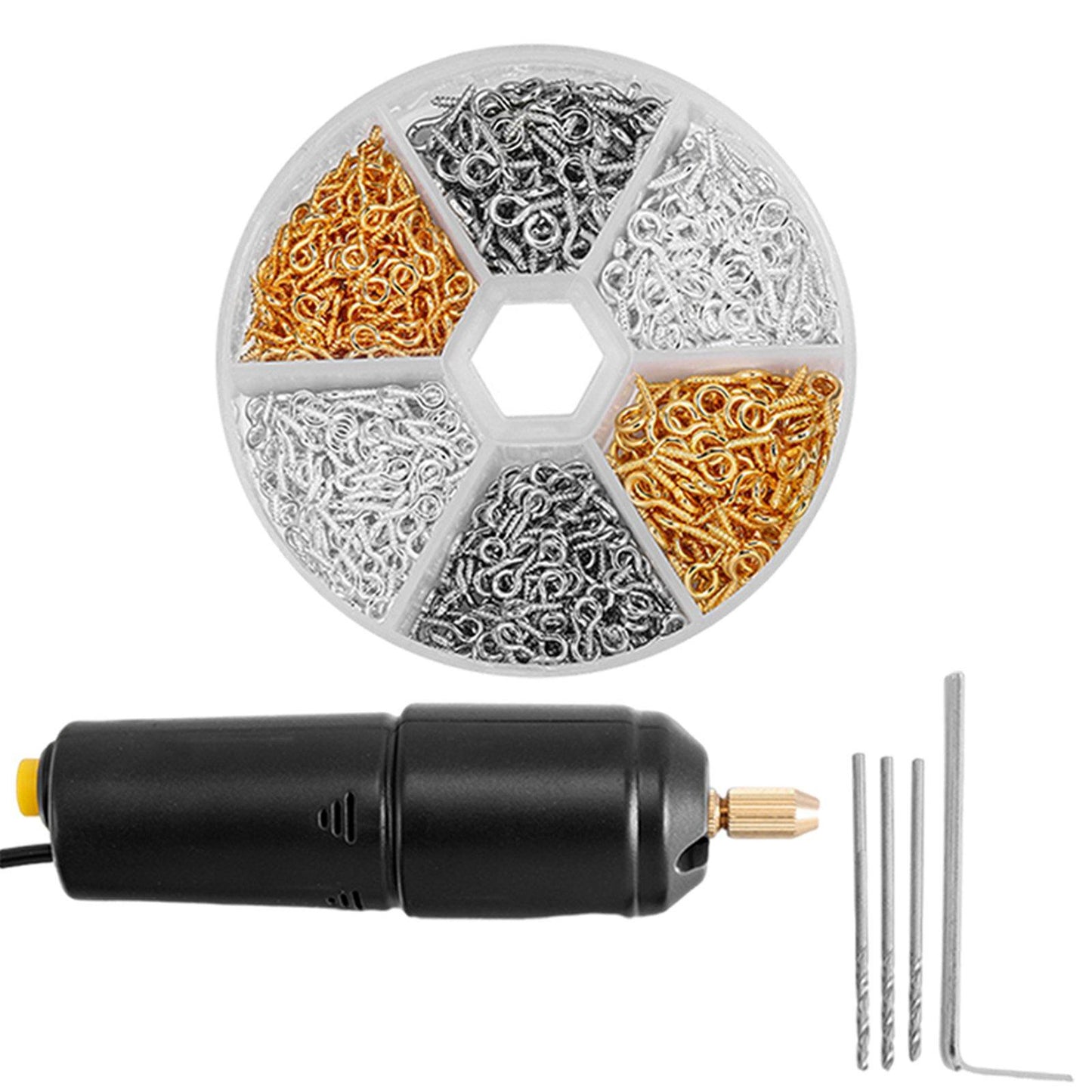 Handheld Hand Drill Power Rotary Tool for Metal Wood Drilling Engraving Package B
