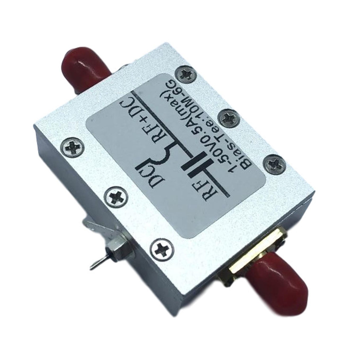 10MHz-6GHz Bias Tee DC Blocks Frequency Microwave for SDR LNA with Case