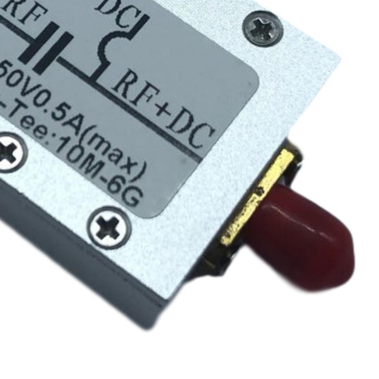 10MHz-6GHz Bias Tee DC Blocks Frequency Microwave for SDR LNA with Case