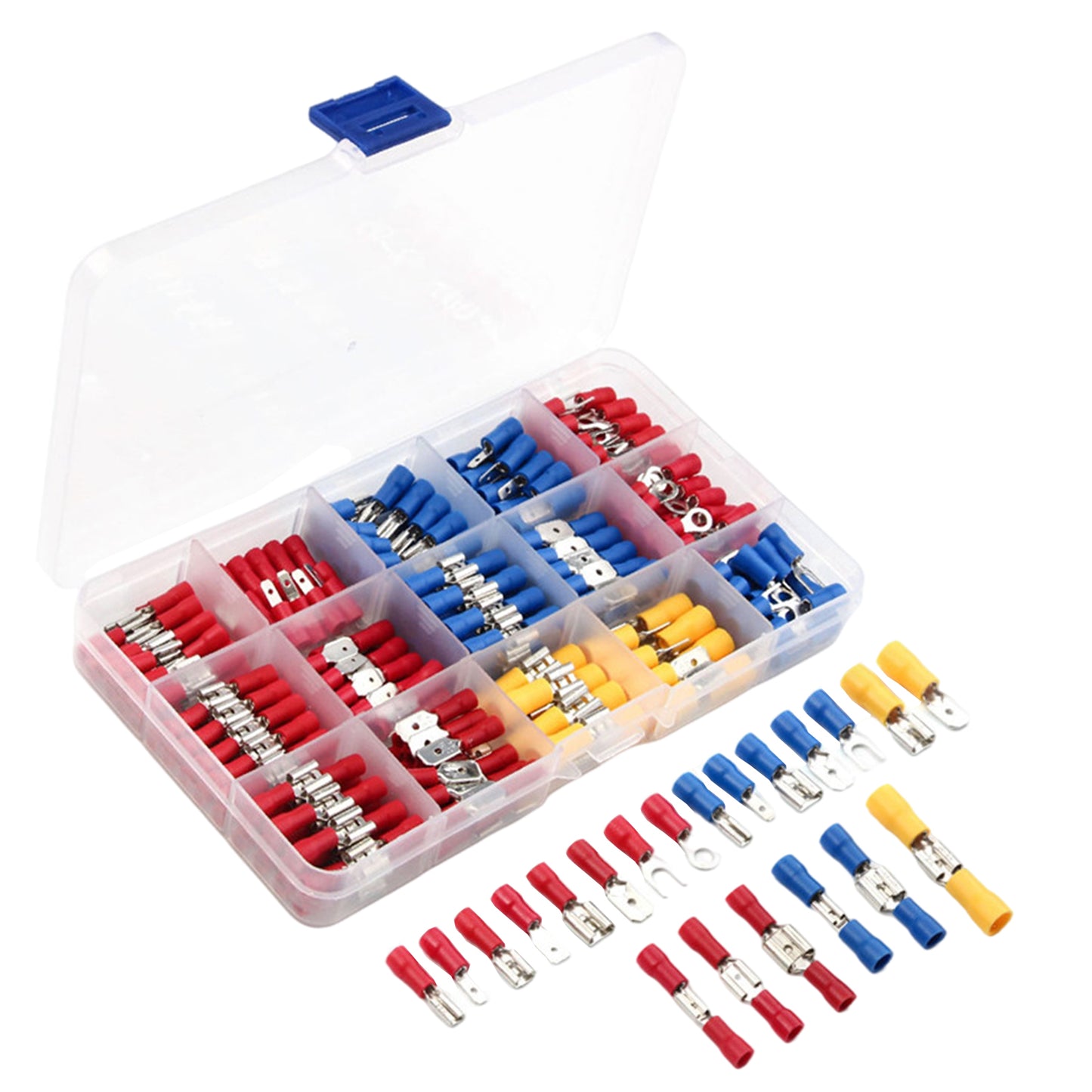 280 Pieces Insulated Electrical Wire Terminal Crimp Connectors Butt Kit
