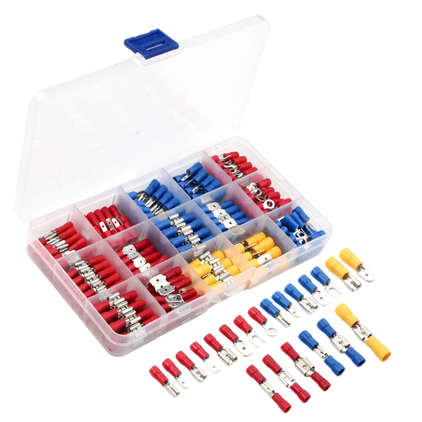 280 Pieces Insulated Electrical Wire Terminal Crimp Connectors Butt Kit