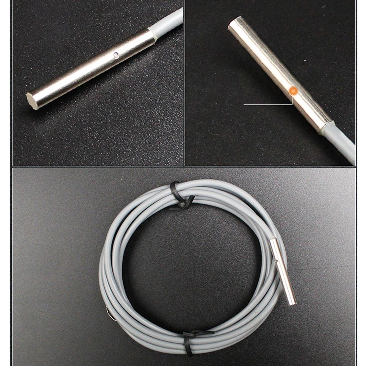 Proximity Sensor 24V DC Detection Approach 3-wire Inductive Proximity Switch M4 NPN