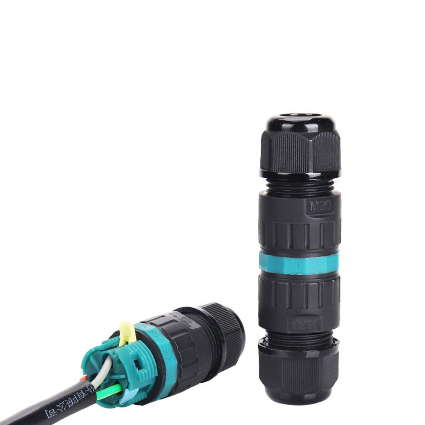 IP68 Waterproof Electrical Cable Connector M20 Plug for Repair Power Cables 5-9mm