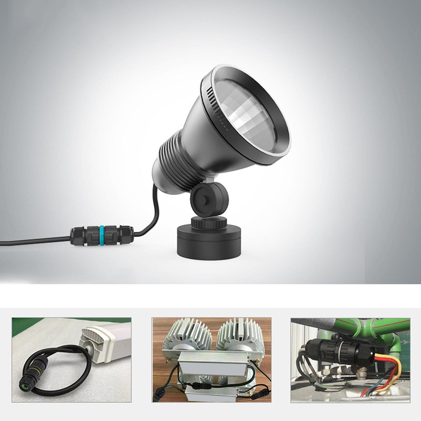 IP68 Waterproof Electrical Cable Connector M20 Plug for Repair Power Cables 9-12mm