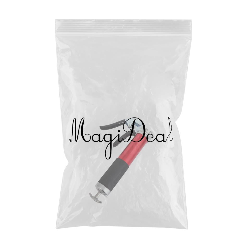 400cc Lever Grease Gun W/ Hose Accessory for Automobile Train Airplane Tool Red
