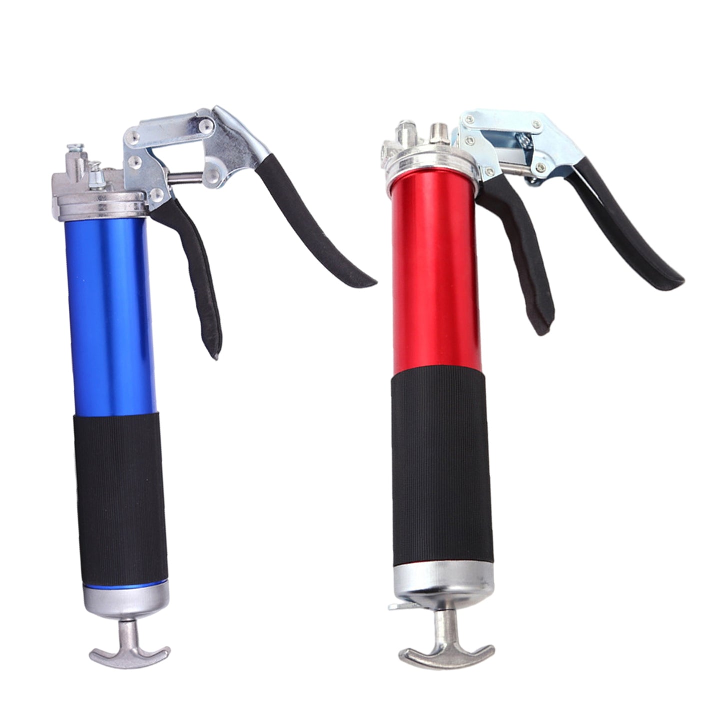 400cc Lever Grease Gun W/ Hose Accessory for Automobile Train Airplane Tool Red