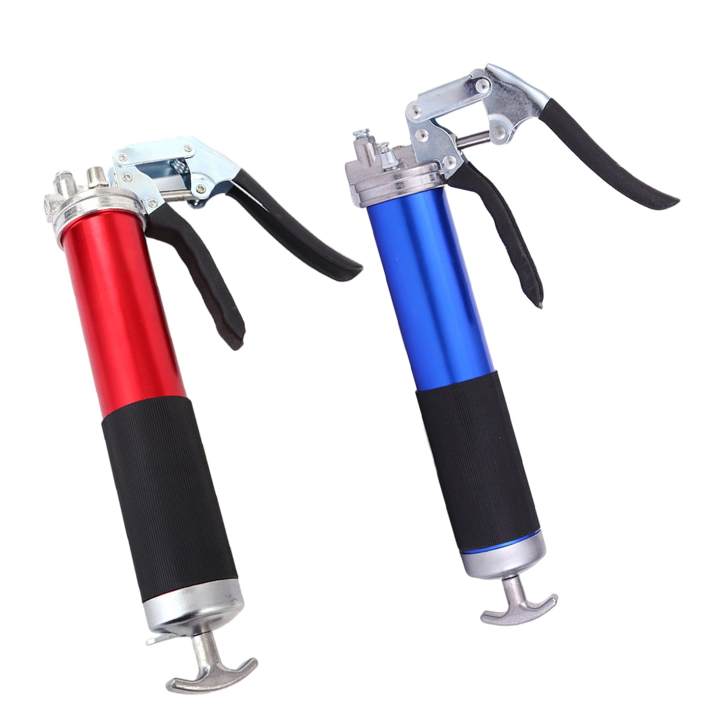400cc Lever Grease Gun W/ Hose Accessory for Automobile Train Airplane Tool Red