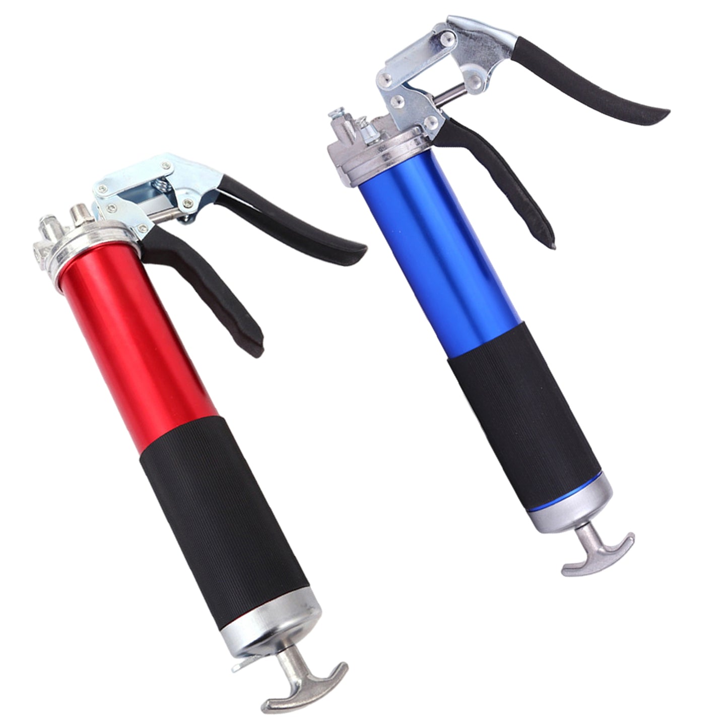 400cc Lever Grease Gun W/ Hose Accessory for Automobile Train Airplane Tool Red