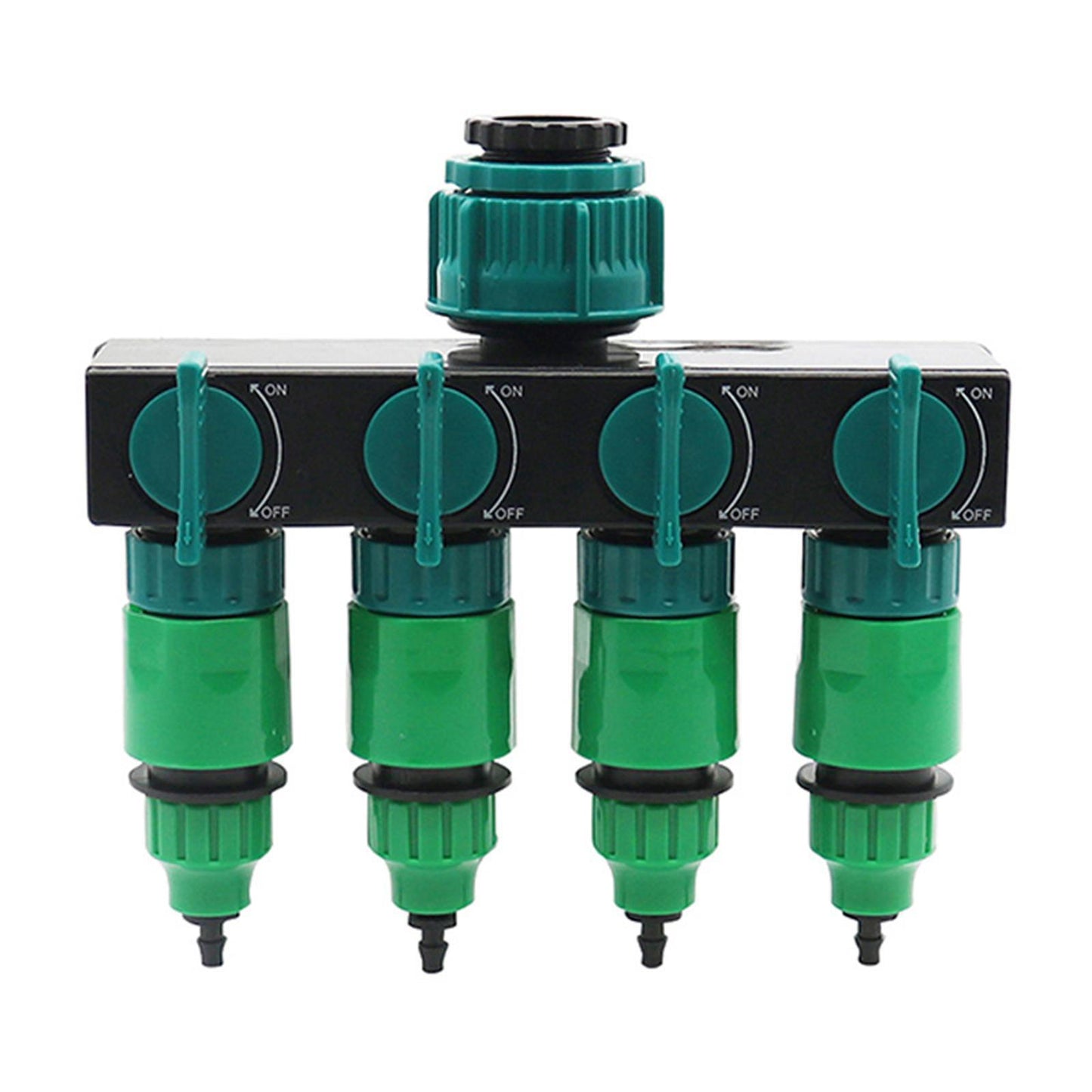 Garden Hose Splitter 4 Way Garden Tap Leakproof Home Gardening Outdoor Parts 2inch Male Thread