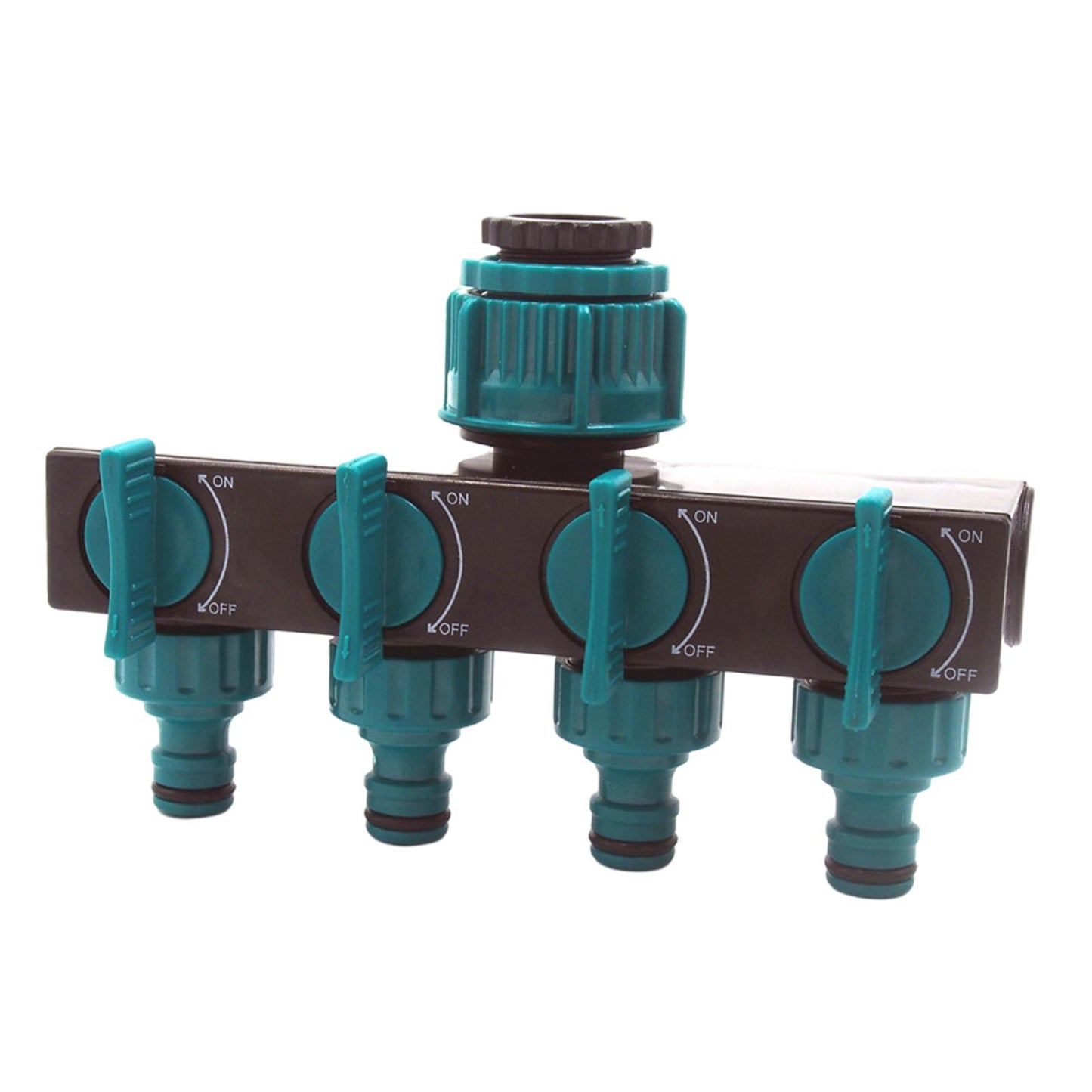 Garden Hose Splitter 4 Way Garden Tap Leakproof Home Gardening Outdoor Parts 4 Way