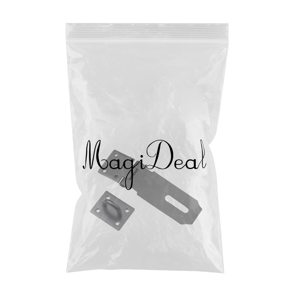 Lock Plate Heavy Duty Hasp Latch Lock Shed Room Security Window Furniture 4 inches