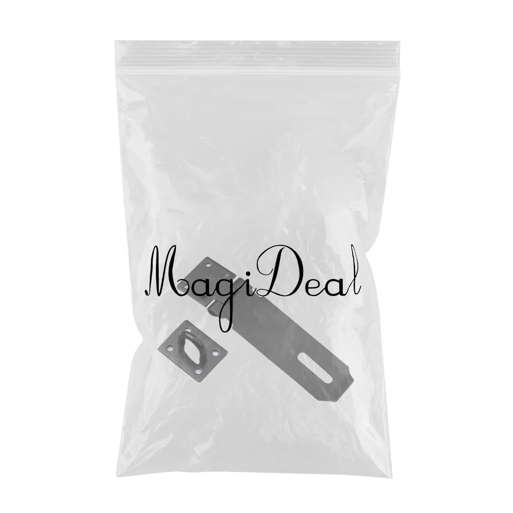 Lock Plate Heavy Duty Hasp Latch Lock Shed Room Security Window Furniture 5 inches