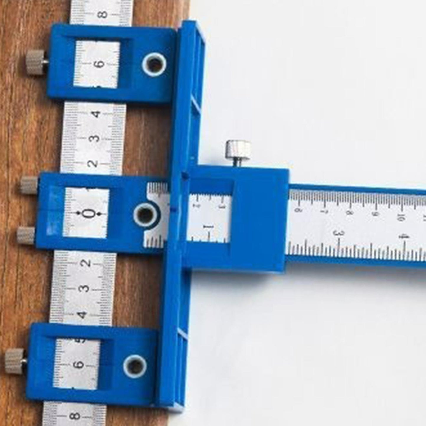Woodworking Jig Punch Locator Hole Punch Tool Center Punching Drill Bit blue set