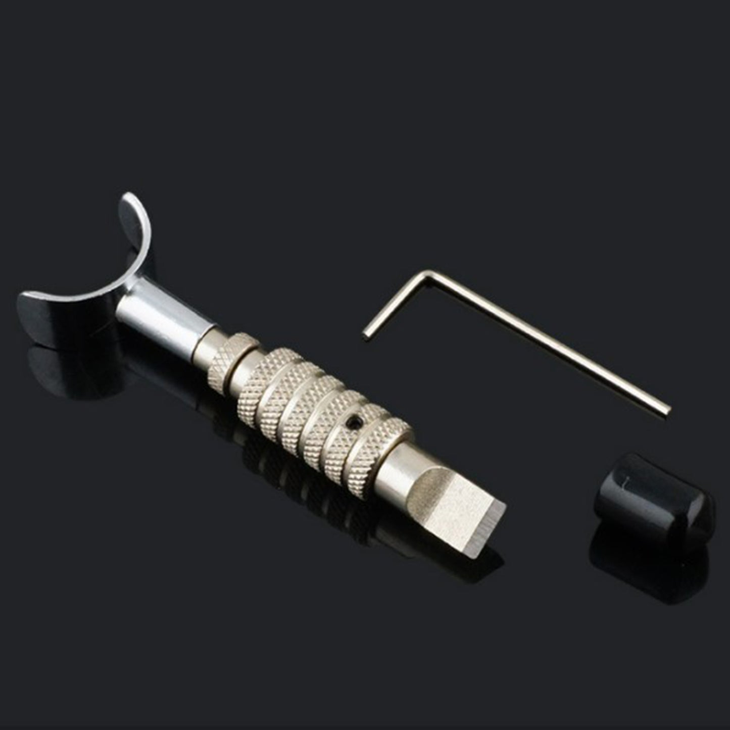 1pc Adjustable Swivel Knife DIY Handmade Rotating Leather Crafting Flat Head Steel