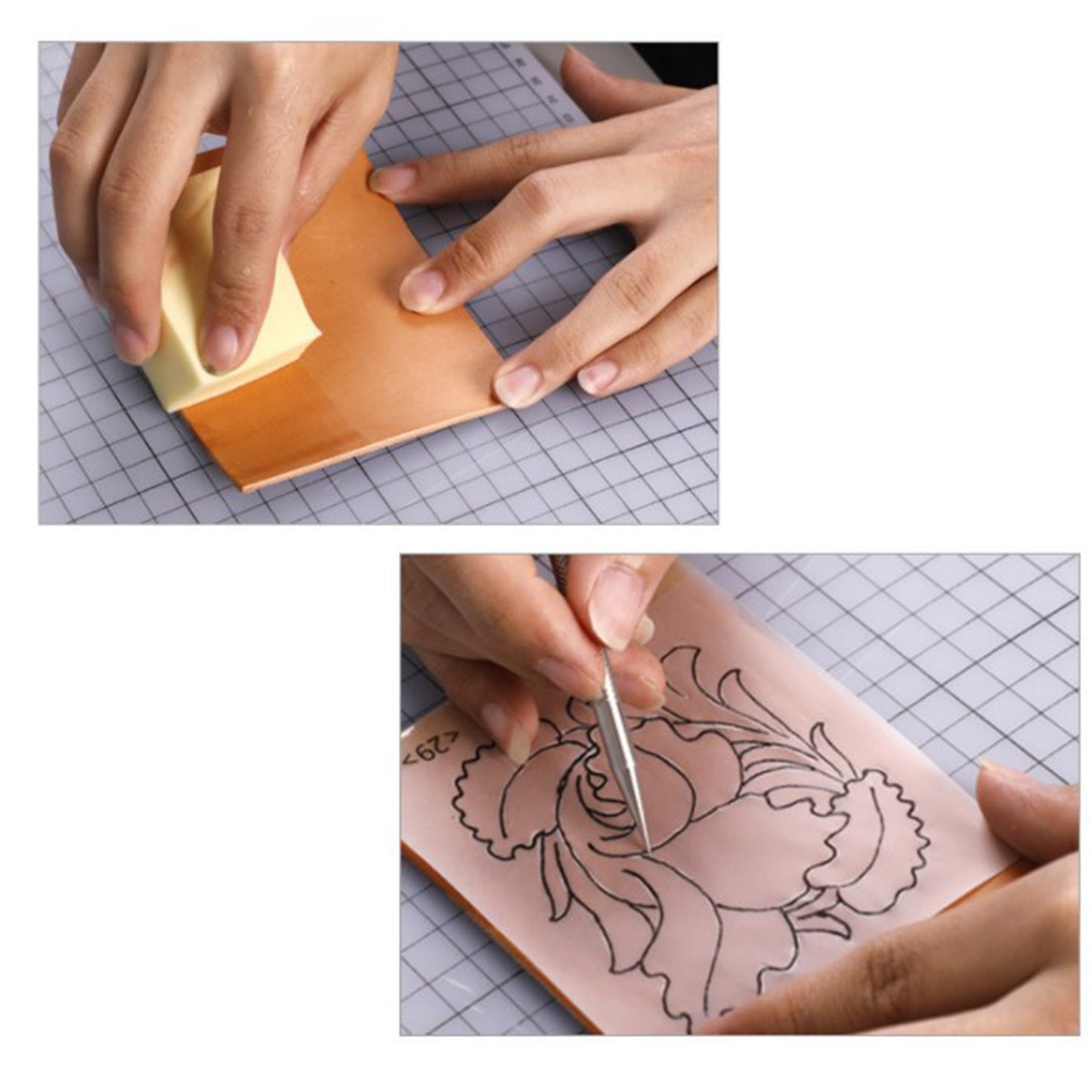 1pc Adjustable Swivel Knife DIY Handmade Rotating Leather Crafting Flat Head Steel