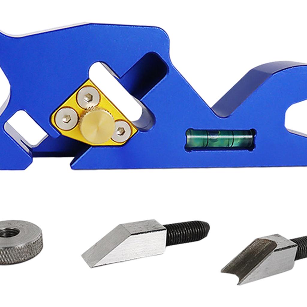 Chamfer Plane 45 Degree Block Planer Trimming Woodcraft for Woodworkers Blue Package C