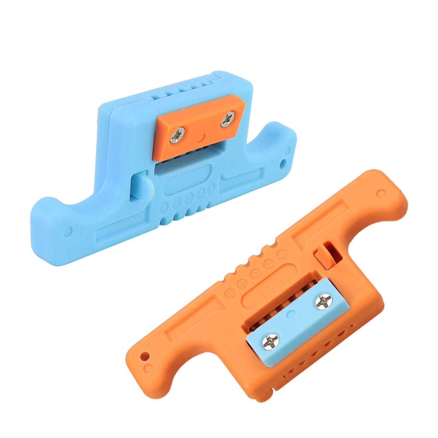 1.9-3mm Longitudinal Fiber Optic MSAT-5 Stripper Slitter Tool Industrial Orange