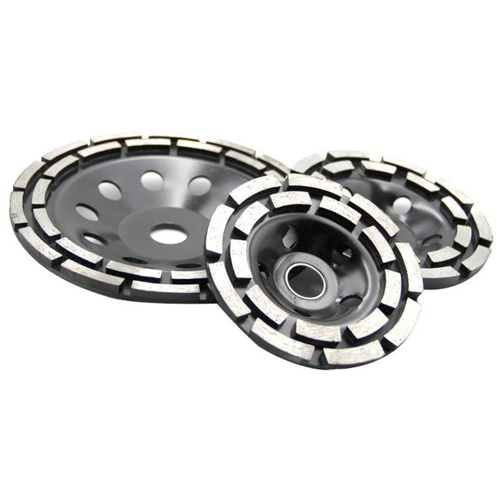 Diamond Grinding Wheel Double Row Concrete Resin 18 Seg Angle Grinder 1115mm