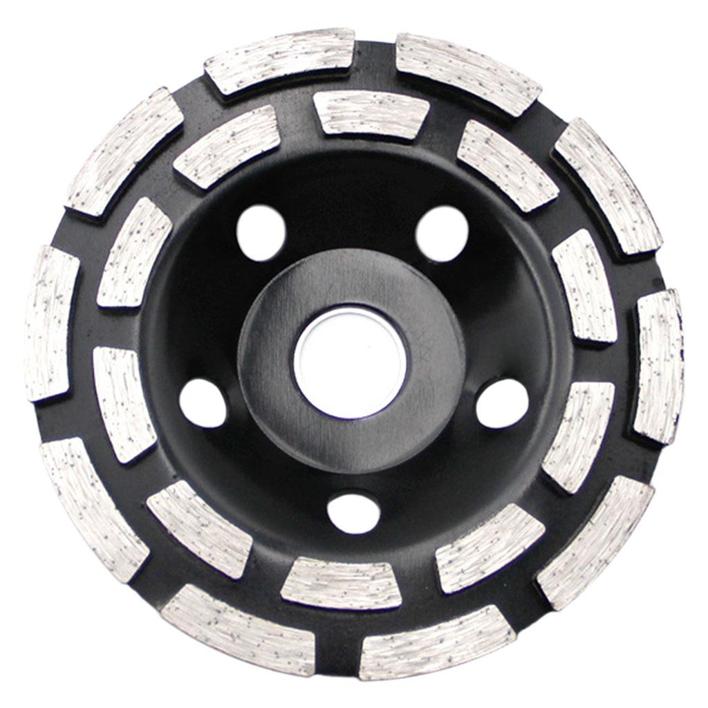 Diamond Grinding Wheel Double Row Concrete Resin 18 Seg Angle Grinder 125mm