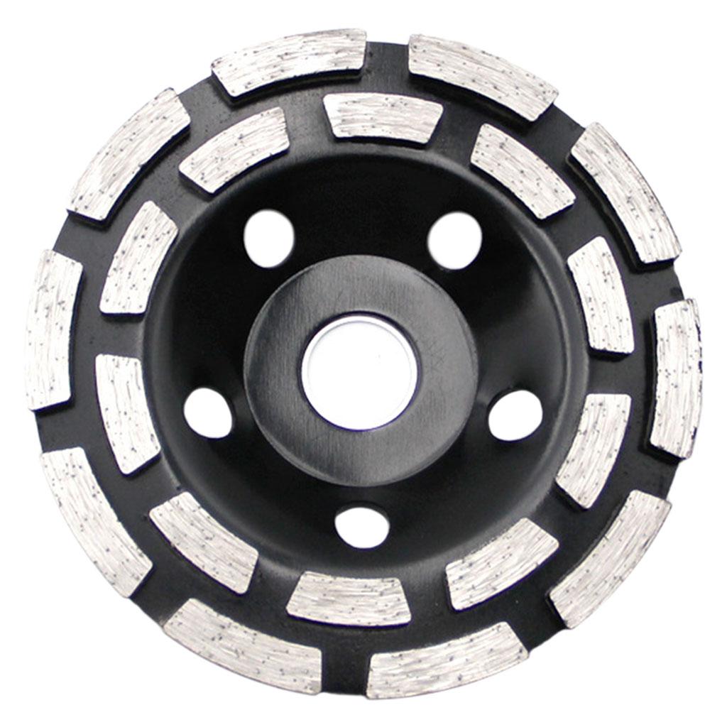 Diamond Grinding Wheel Double Row Concrete Resin 18 Seg Angle Grinder 125mm