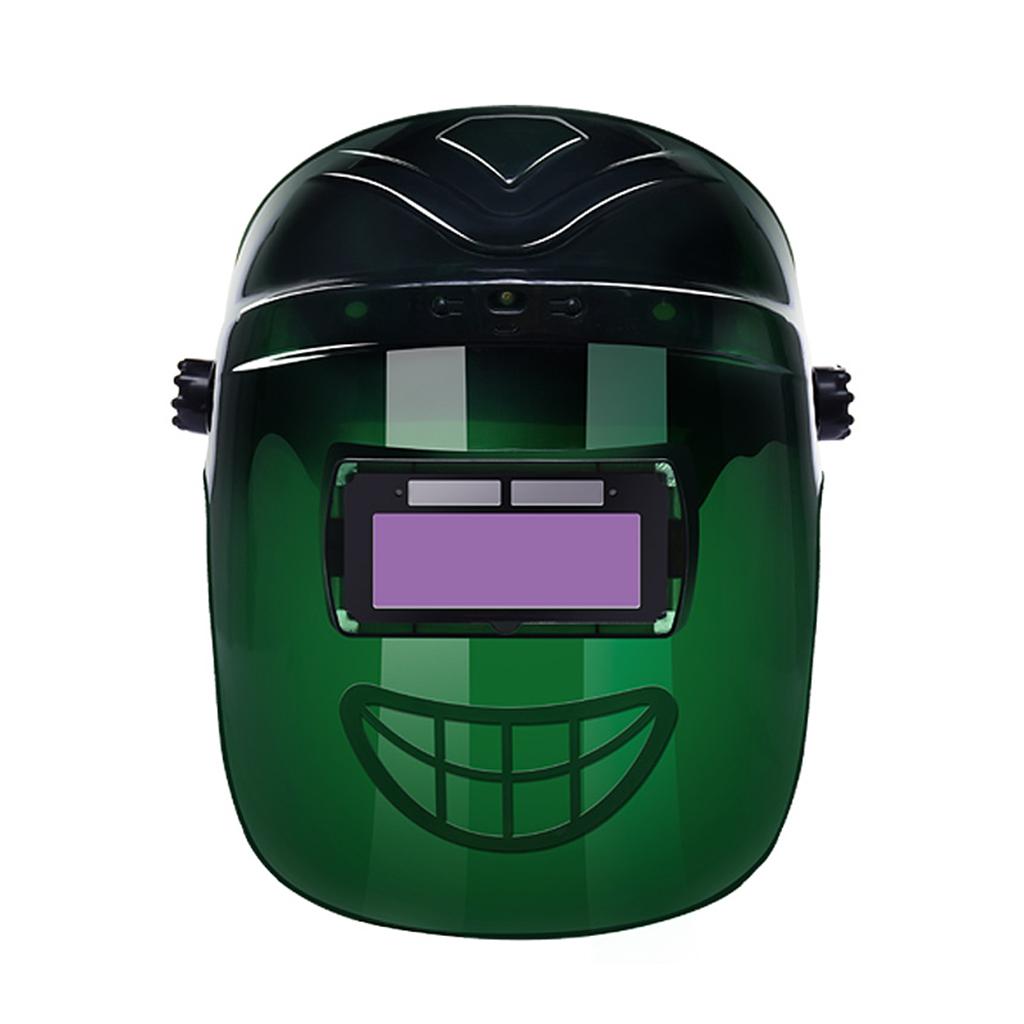 Adjustable Solar Auto Darkening Welding Helmet External LED Light Hood