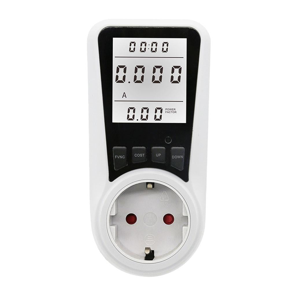 Electricity Monitor Power Meter Plug-in Socket Power Meter Power Monitors EU Standard