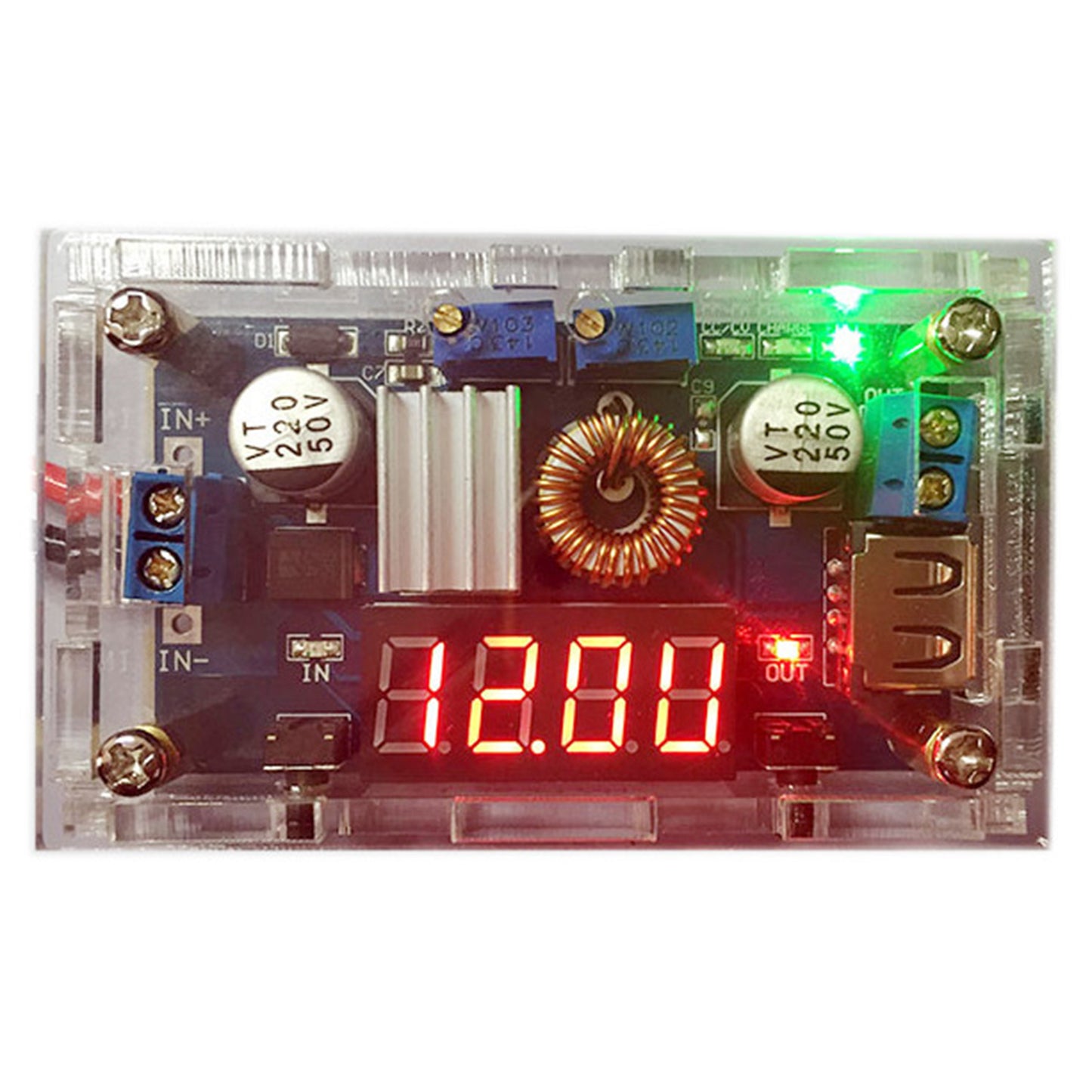 Adjustable Buck Converter High Efficiency High Power 5V-36V to 1.25-32V