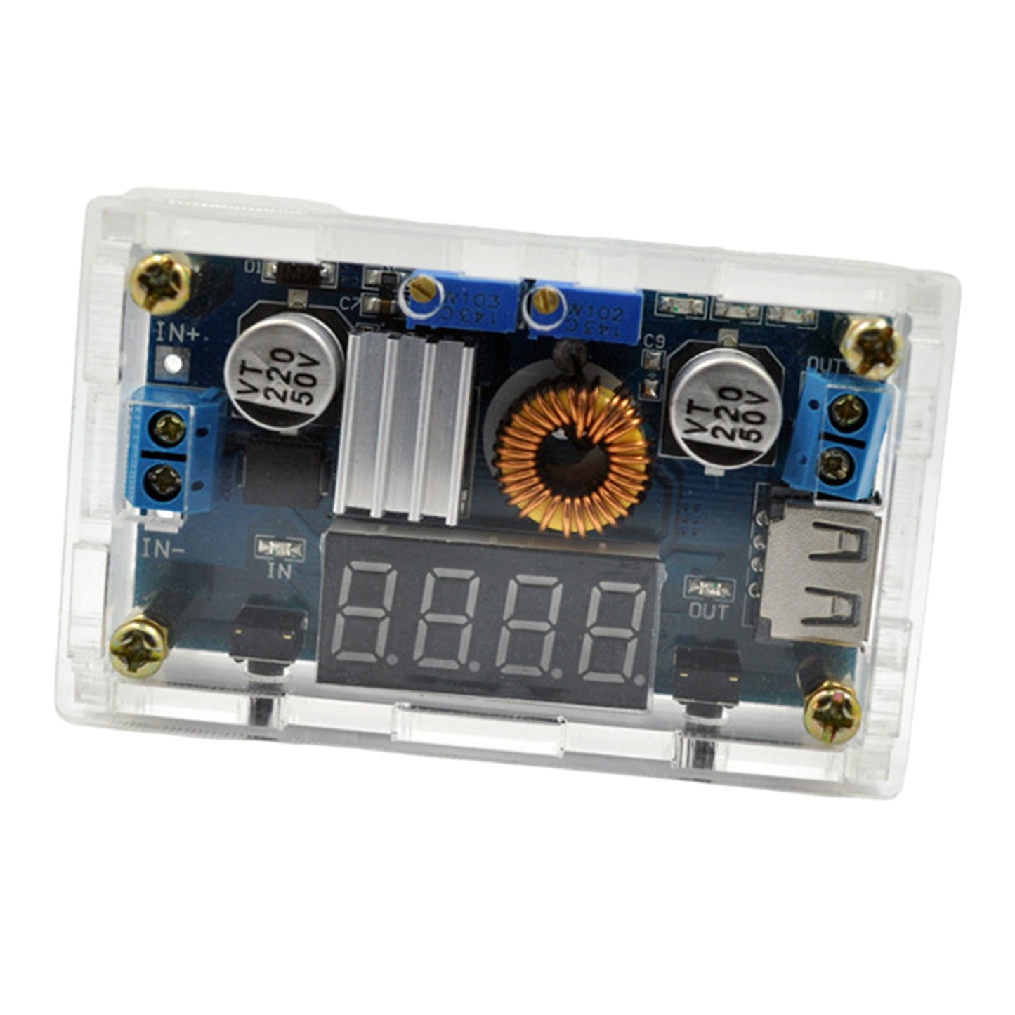 Adjustable Buck Converter High Efficiency High Power 5V-36V to 1.25-32V