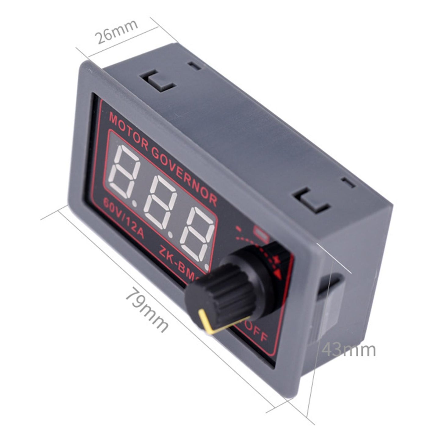 PWM DC Motor Speed Governor LED 500W Digital Display Encoder Switch Assemble