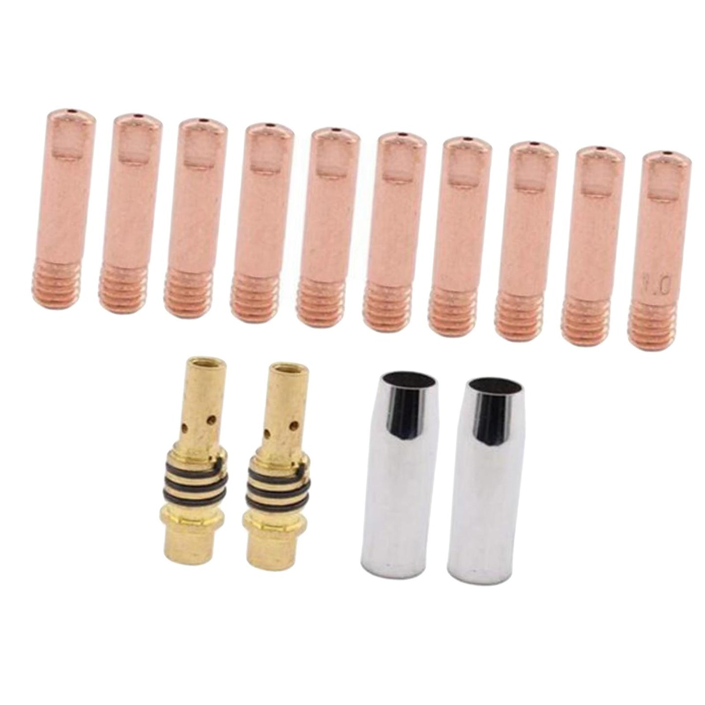 Metal MB15AK Welding Torchs Nozzles Equipment Accessories Set Welding Job 14 Pcs A