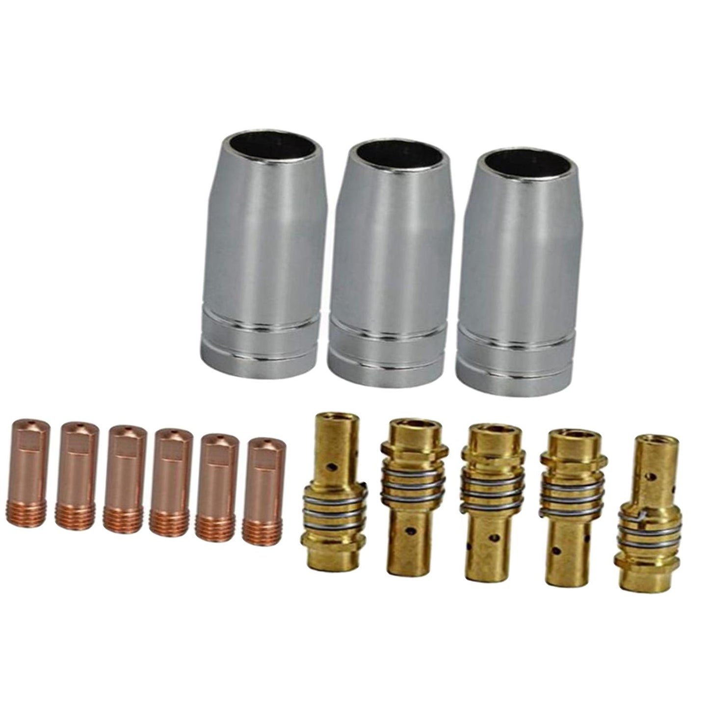 Metal MB15AK Welding Torchs Nozzles Equipment Accessories Set Welding Job 14 Pcs B