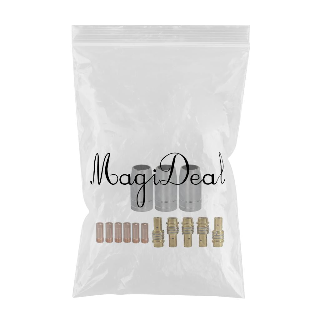 Metal MB15AK Welding Torchs Nozzles Equipment Accessories Set Welding Job 14 Pcs B