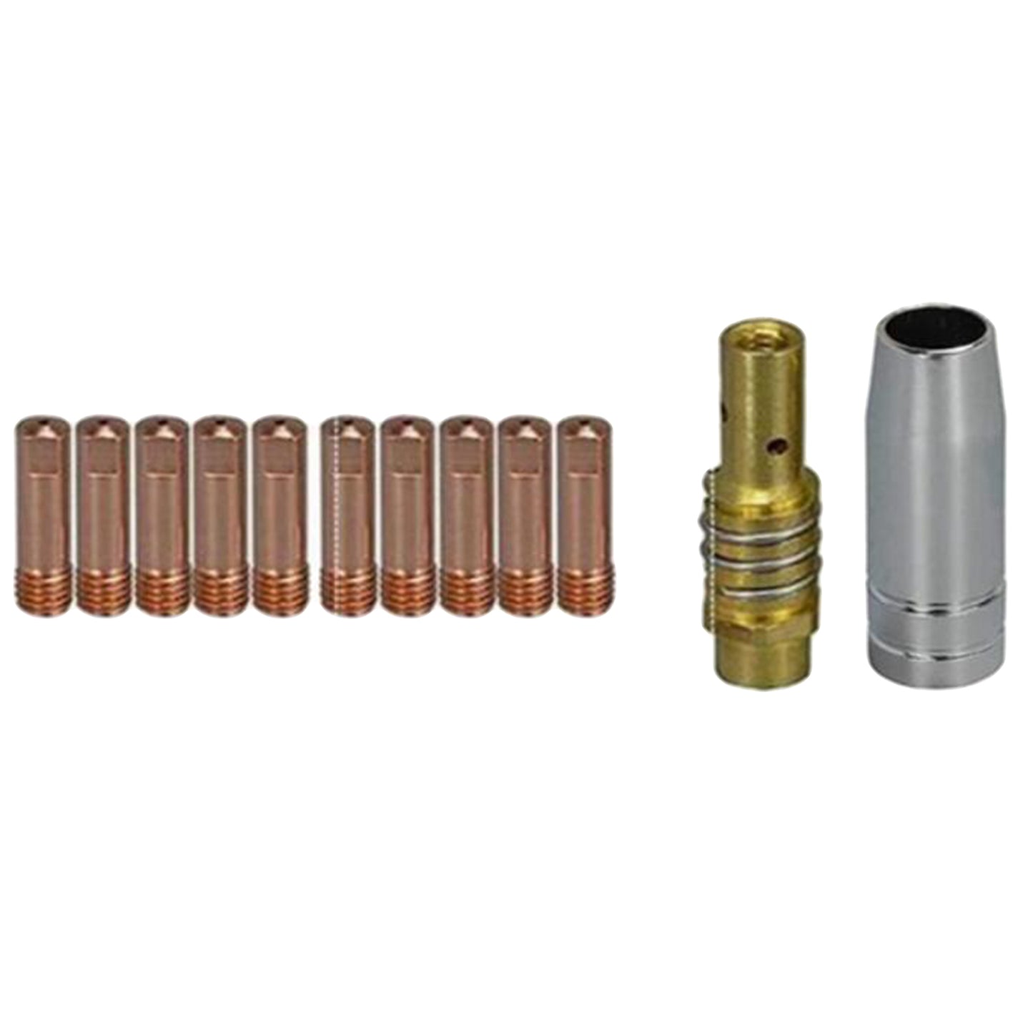 Welding Gun Accessories Kit 12 15ak Welding Gun Consumables Welding Nozzle