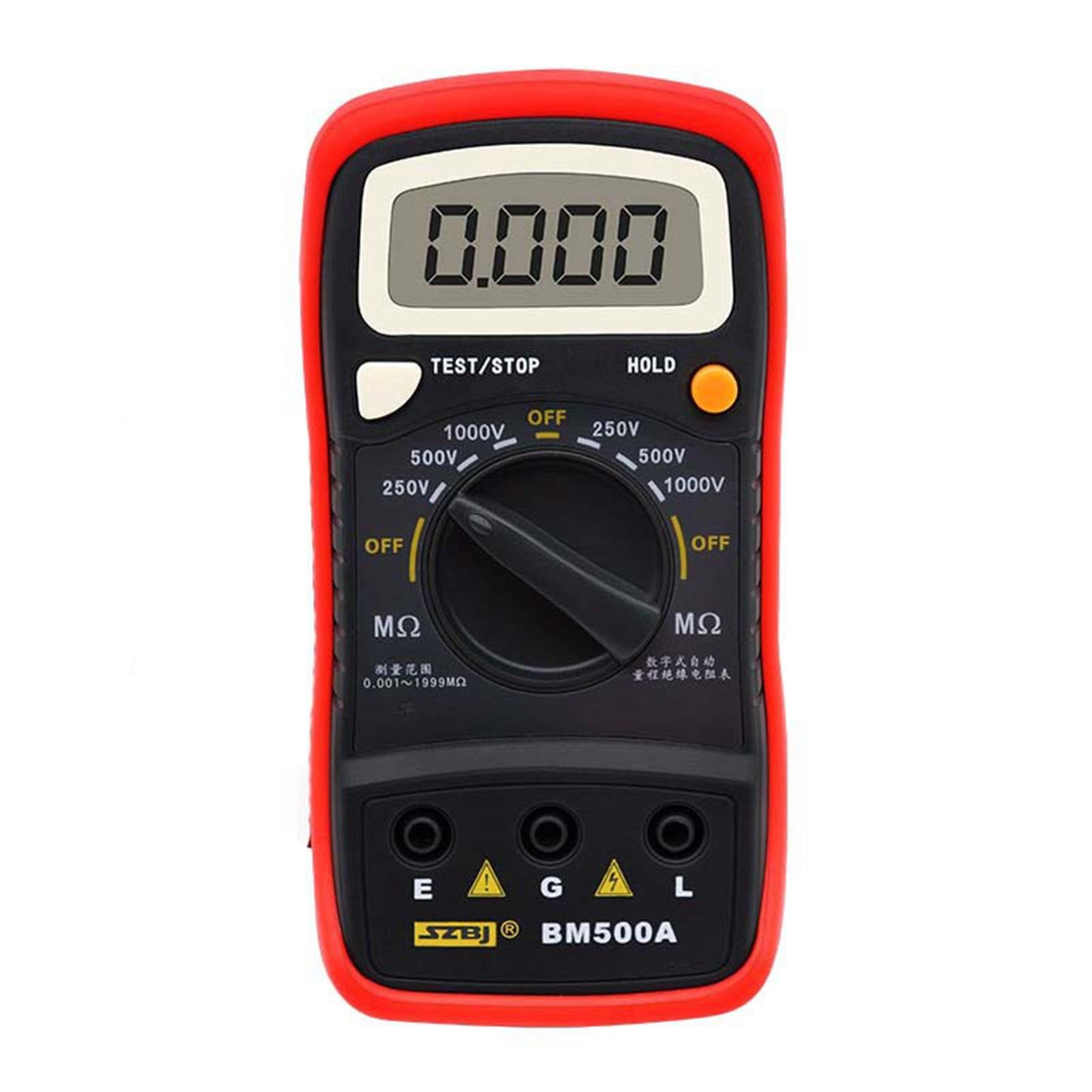 Insulation Tester BM500A Handheld Meter Megohmmeter Electrical Industry