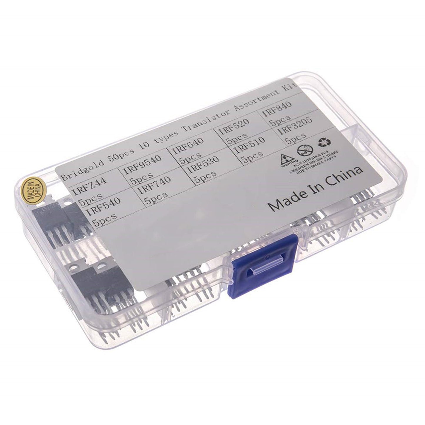 Transistor Assortment Kit 50 Pack Transistor Assorted Set MOSFET Transistor