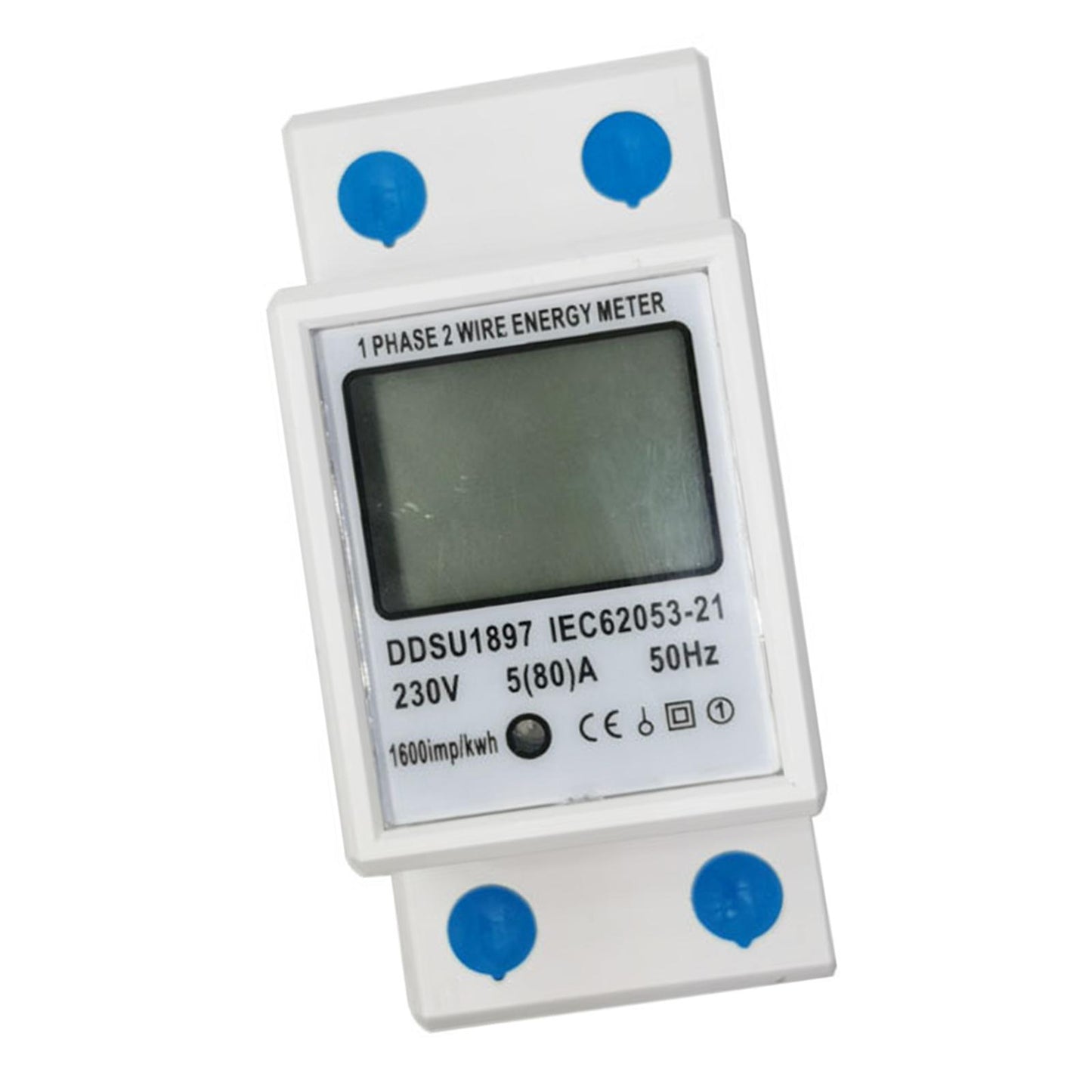 Smart Home Power Meter Voltage Relay LCD Display 220V for Household no backlight