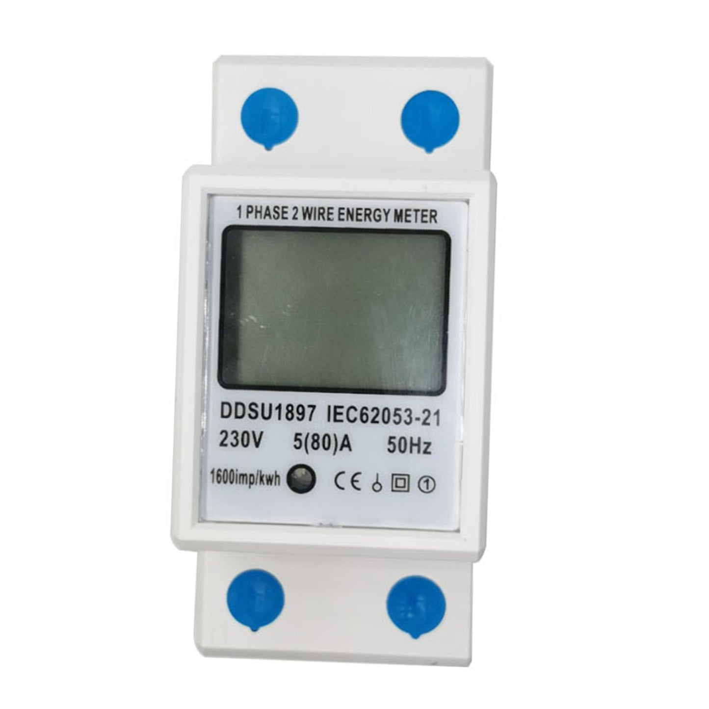 Smart Home Power Meter Voltage Relay LCD Display 220V for Household no backlight