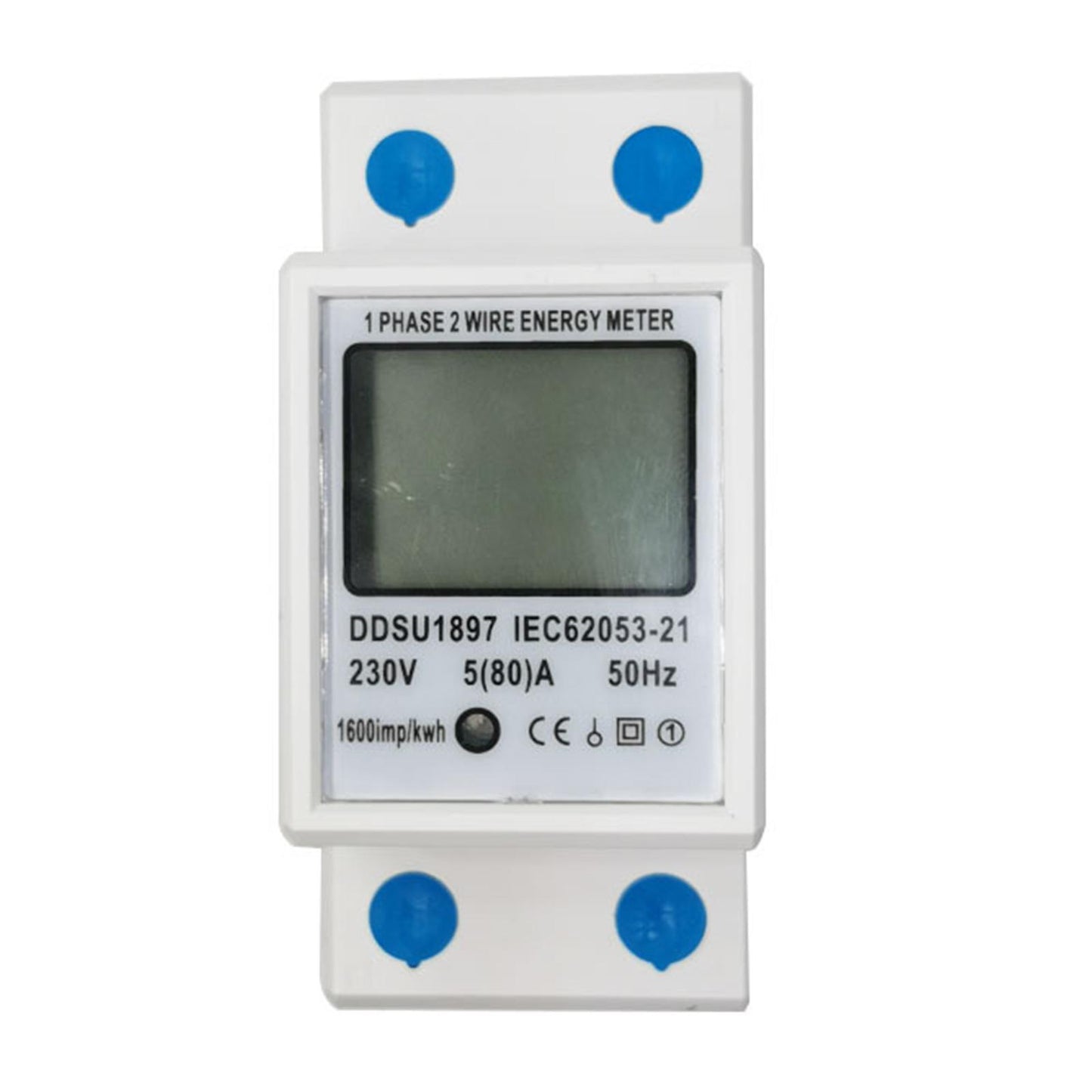 Smart Home Power Meter Voltage Relay LCD Display 220V for Household no backlight