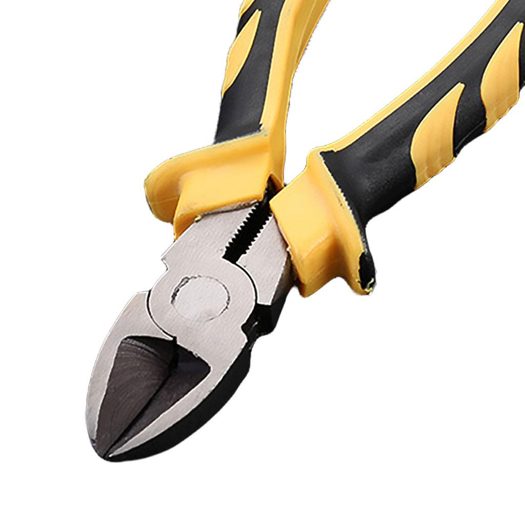 Heavy Duty Combination Pliers with Wire Stripper for Electrician Tools 8 inch oblique head
