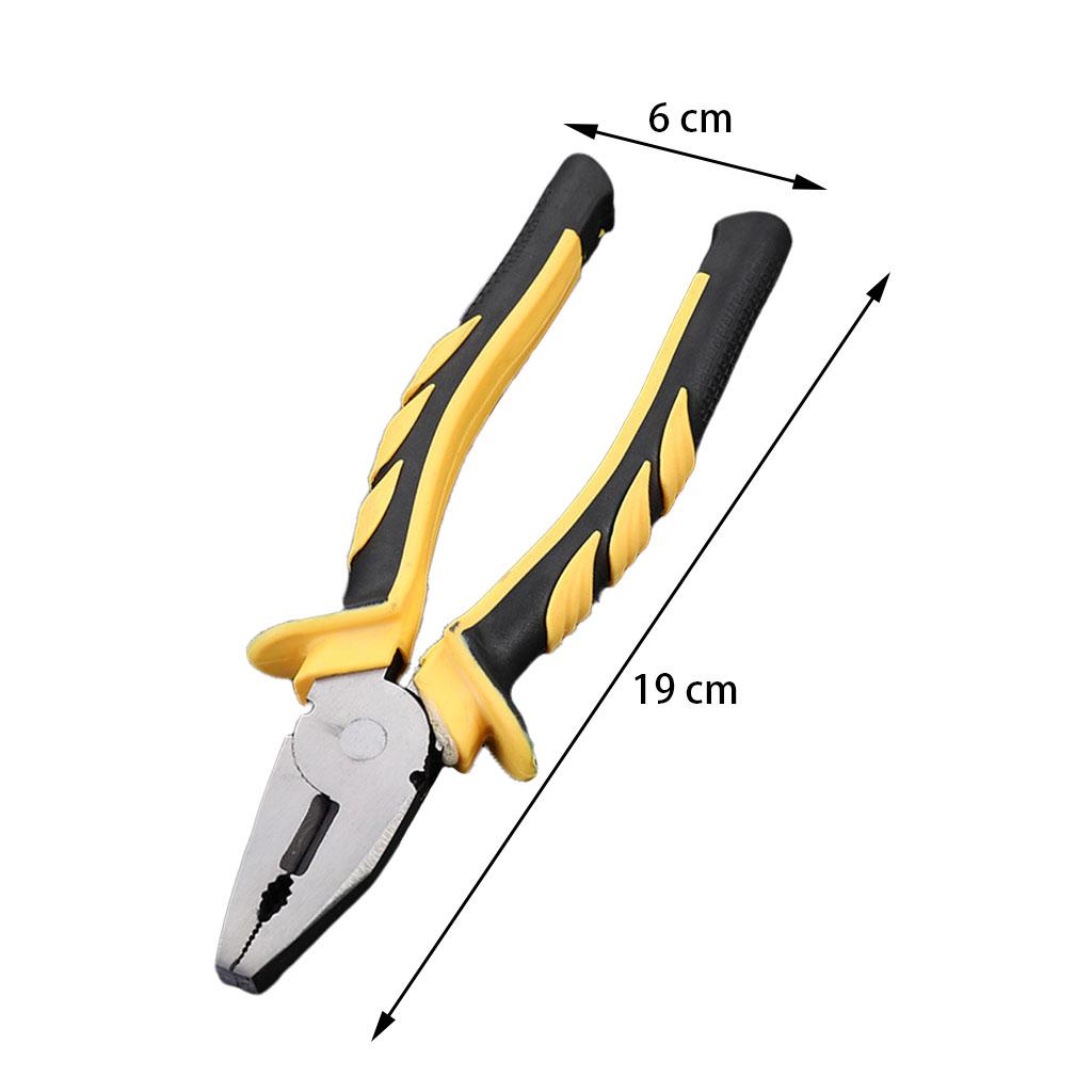 Heavy Duty Combination Pliers with Wire Stripper for Electrician Tools 8 inch flat head