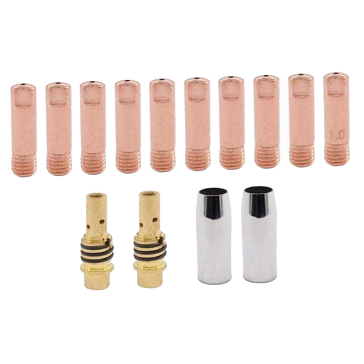 Consumables Mig Torch Gas Nozzle TIP Holder for 15AK Torch Welding 1.2mm