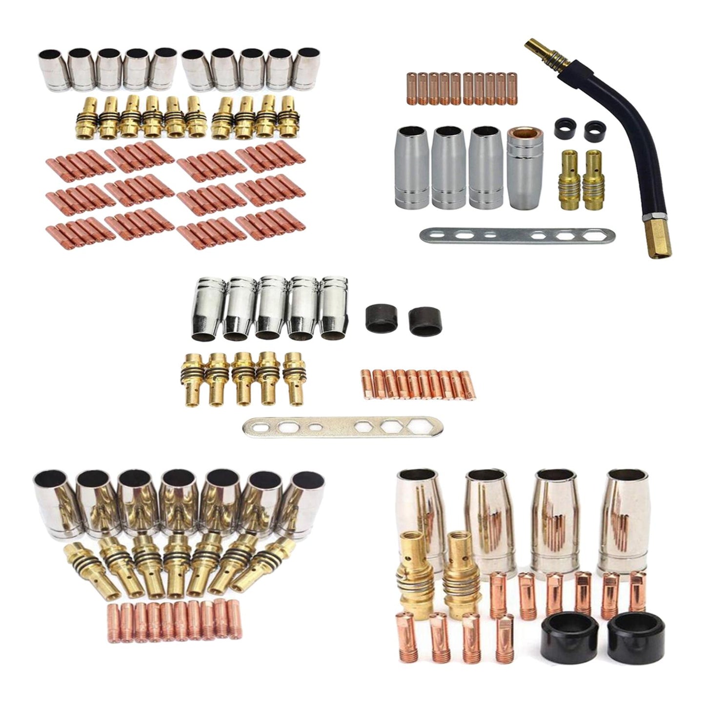 Metal MB15AK Welding Torchs Nozzles Equipment Accessories Kits Welding Job 23 piece set