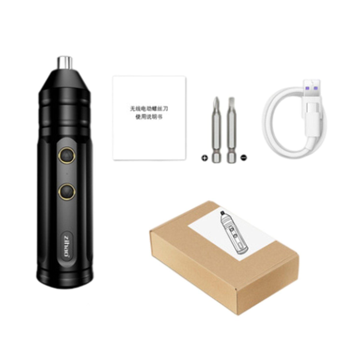 Portable Mini Electric Screwdriver Upgrade Screwdriver Equipment for Home 2pcs