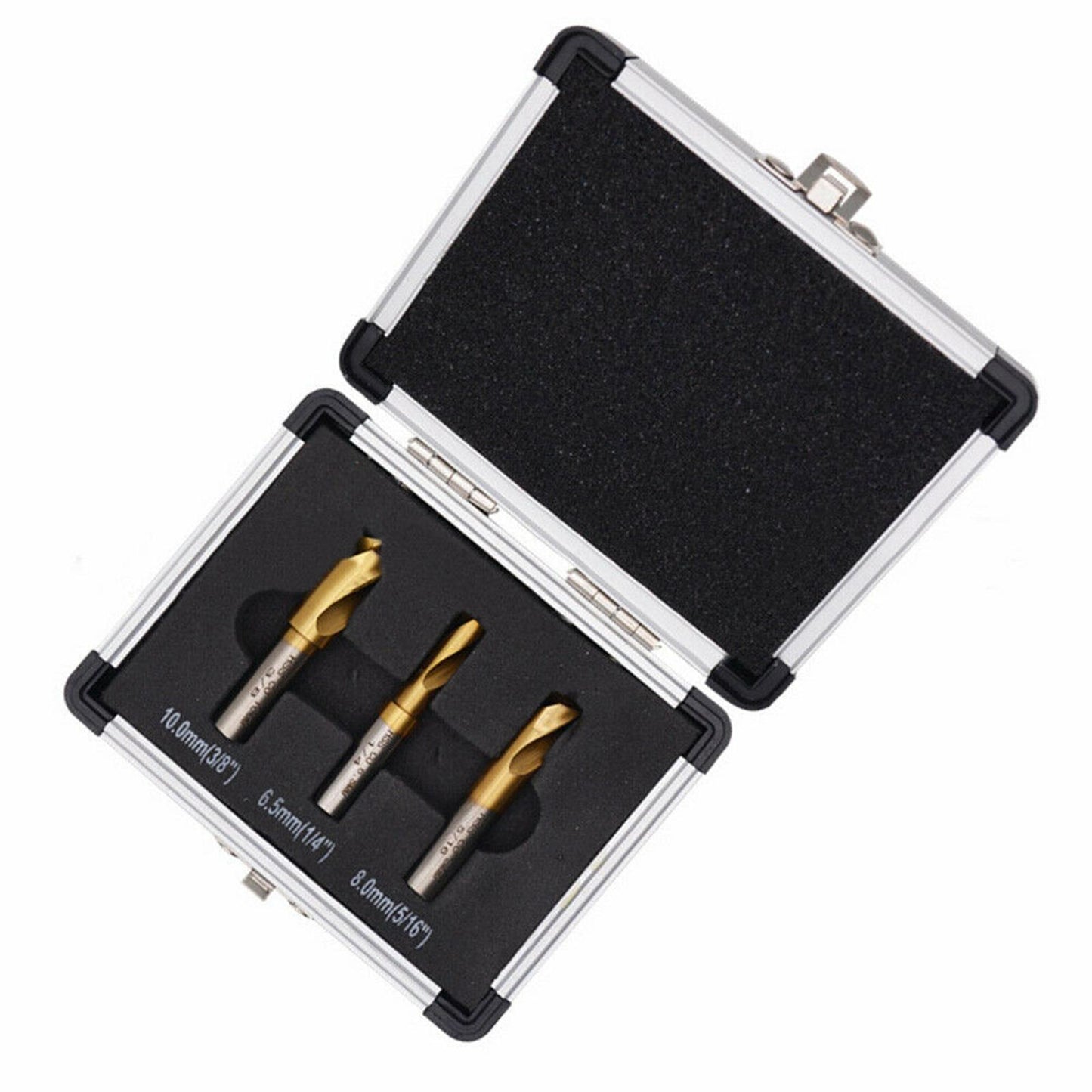 3Pcs Metal Twist Drill Bit for Hard Metal Copper Carpenter Tool 1/4 5/16 3/8