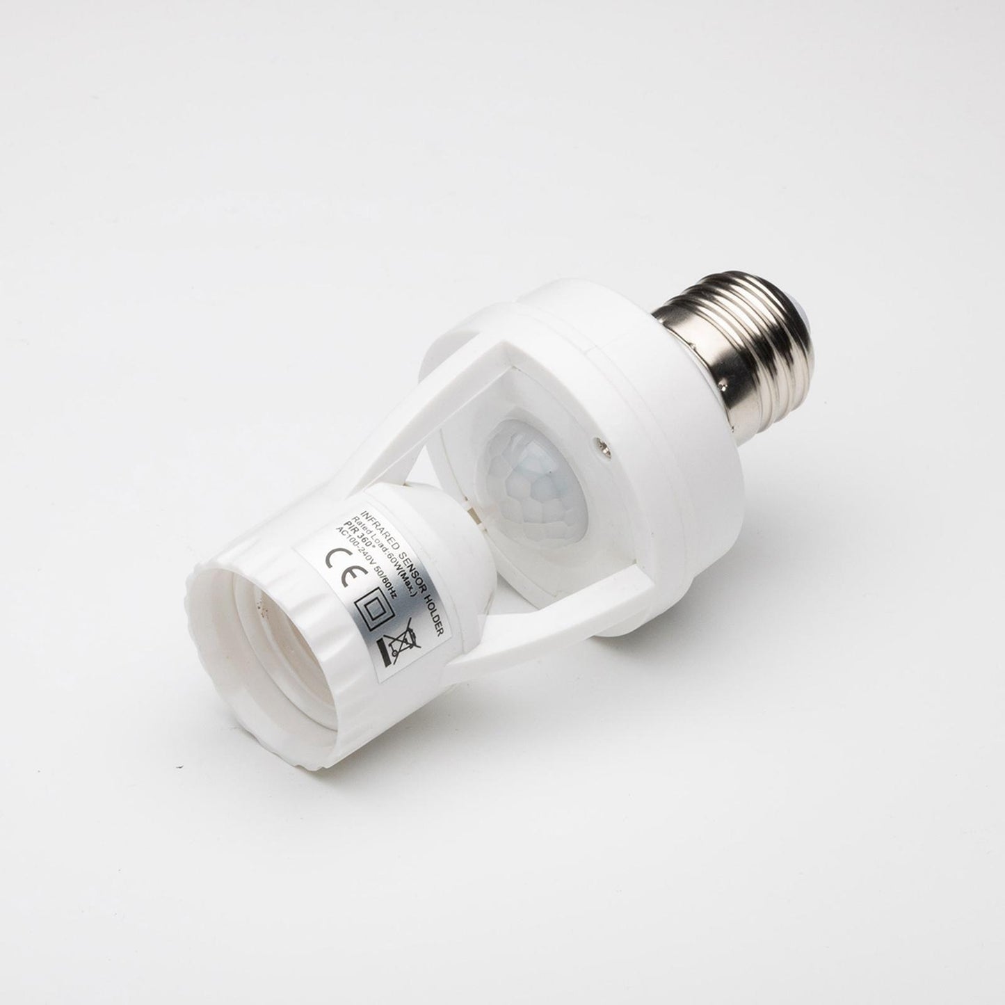 PIR Motion Sensor Light Socket E27 Plug Socket AC for Hallway Storage Room